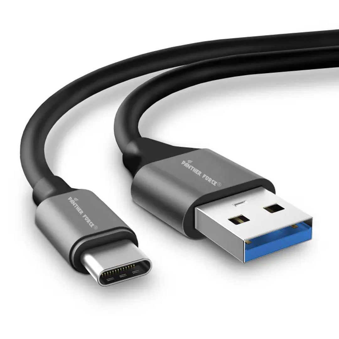 Panther Force 3A 1M Cable for Type-C - PF13 - Extended Length for Convenient Charging & Syncing of Your Phone Panther Force 3A 1M Cable for Type-C - PF13 - Extended Length for Convenient Charging & Syncing of Your Phone